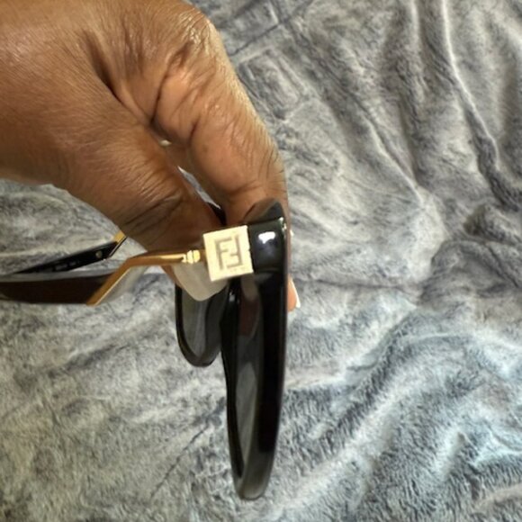 Fendi Sunglasses Black and Gold main image 6